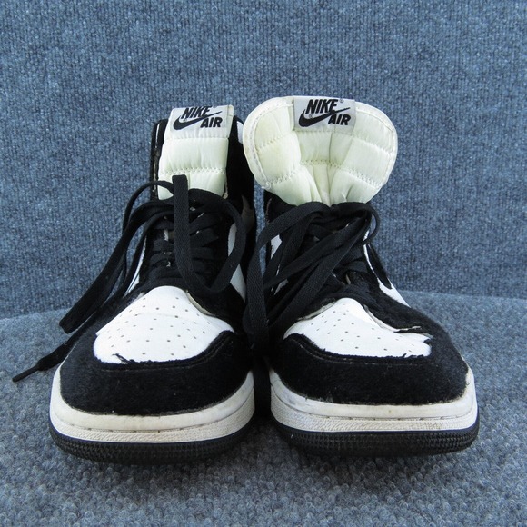 Nike Air Jordan 1 Retro High OG Twist Men Sneaker Shoes Black Synthetic Size 8 M - Picture 2 of 9